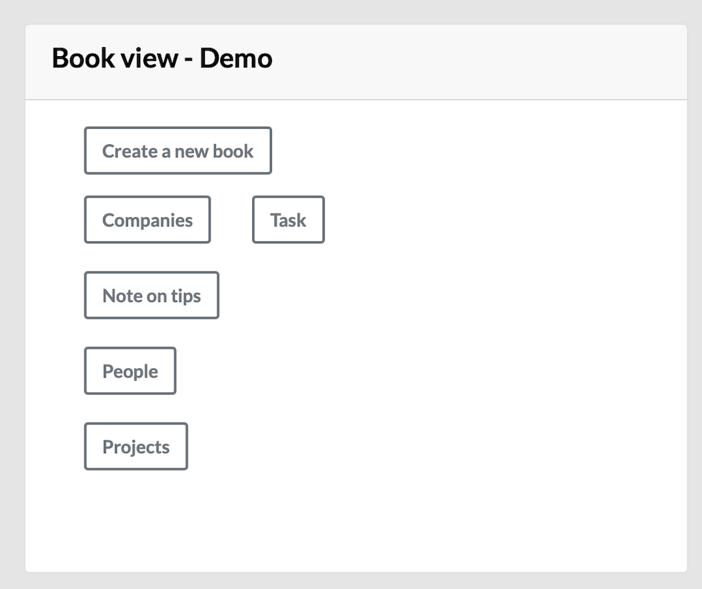 Books overview